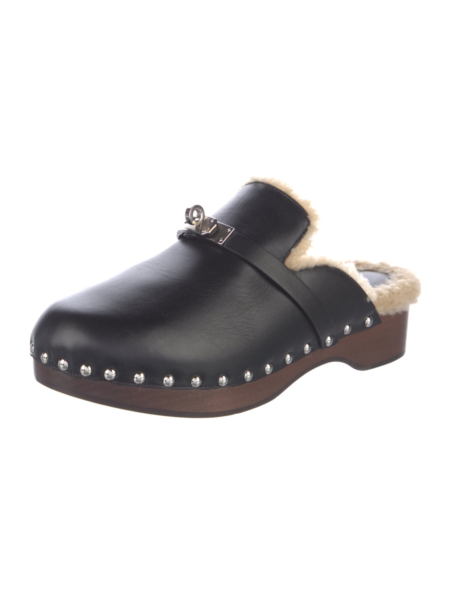 Hermès Carlotta Leather Mules